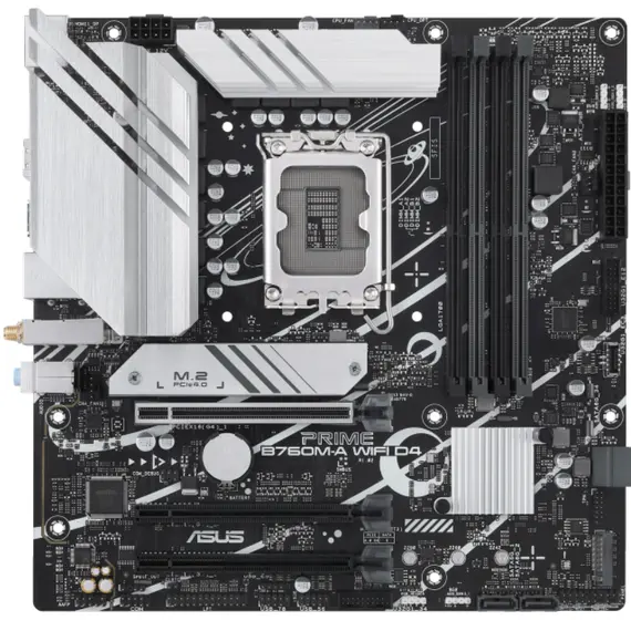 დედა დაფა ASUS PRIME B760M-A WIFI D4  - Primestore.ge