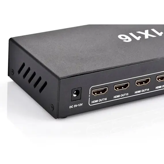 HDMI სპლიტერი UGREEN 40218 HDMI Amplifier Splitter, 1in-16out, Black , 2 image - Primestore.ge