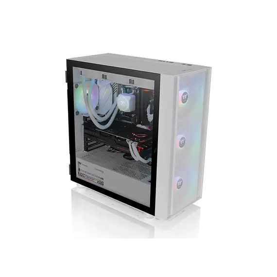 ქეისი Thermaltake H570 TG ARGB Snow Mid Tower Chassis , 4 image - Primestore.ge