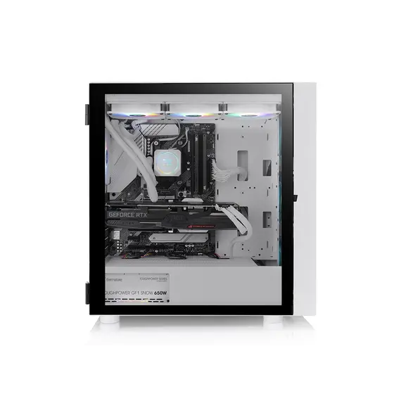 ქეისი Thermaltake H570 TG ARGB Snow Mid Tower Chassis , 5 image - Primestore.ge