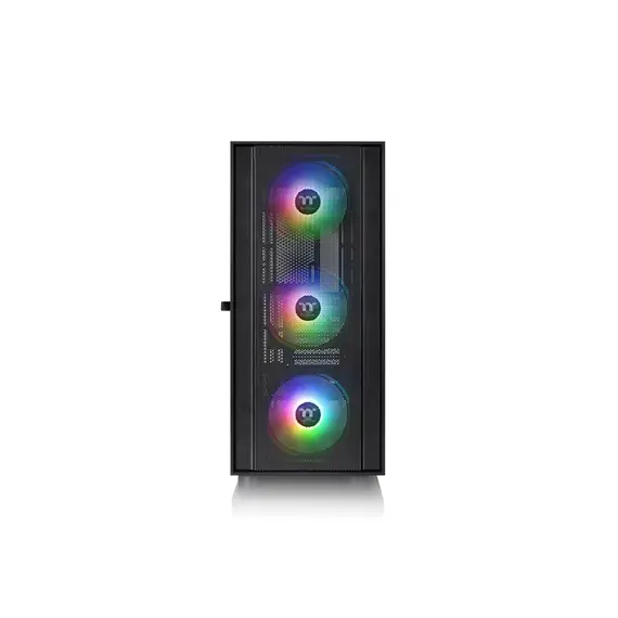Case Thermaltake H570 TG ARGB Mid Tower Chassis - Black, 2 image