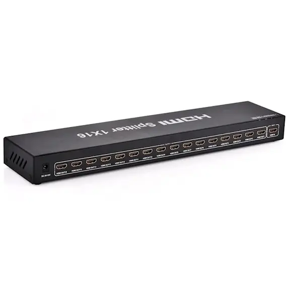HDMI სპლიტერი UGREEN 40218 HDMI Amplifier Splitter, 1in-16out, Black  - Primestore.ge