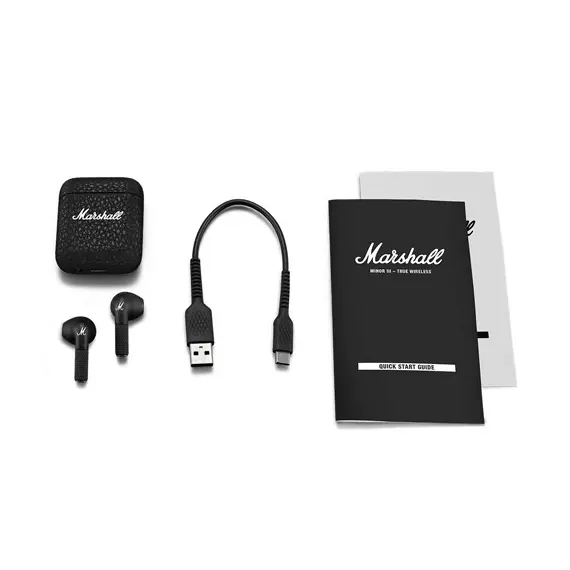 ყურსასმენი Marshall Minor III Wireless Earbuds Black , 5 image - Primestore.ge