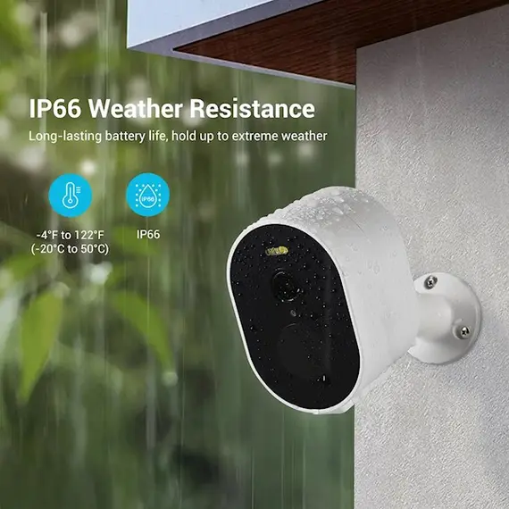 ვიდეო სათვალთვალო კამერა Blurams A11C-K Wireless Camera Lite + Solar Panel Kit, 2K 3MP, Wi-Fi, 5200mAh, 2-Way Audio, Color Night Vision, Works with Al , 9 image - Primestore.ge
