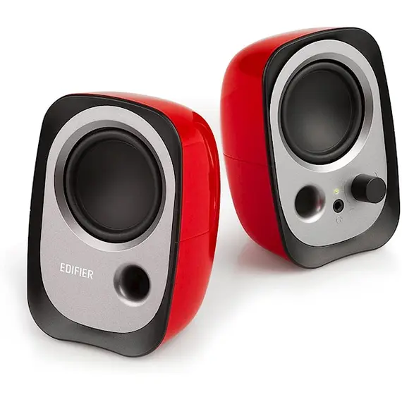 დინამიკი Edifier R12URed, 4W, USB, 3.5mm, Speaker, Red , 2 image - Primestore.ge