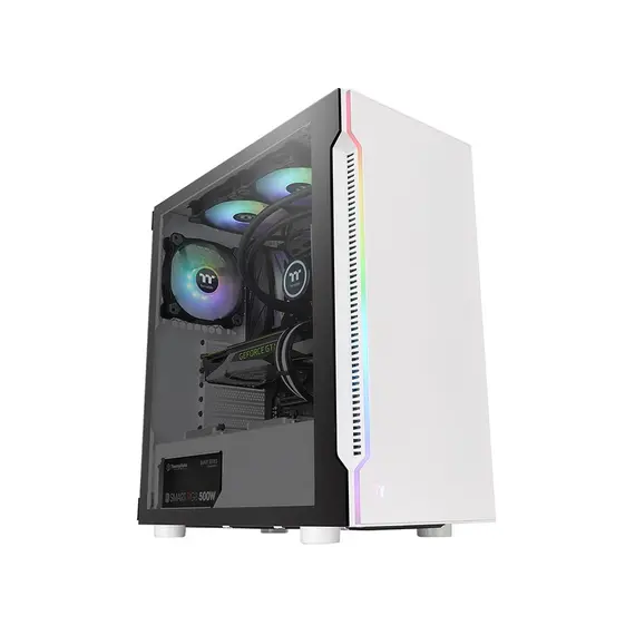 ქეისი Thermaltake H200 TG Snow RGB - White  - Primestore.ge