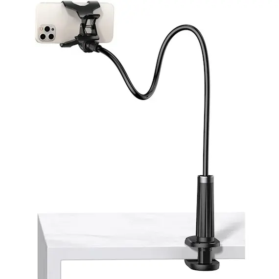მობილურის დამჭერი UGREEN LP113 (80906) Multifunction Phone Clip Stand, 90cm, Black  - Primestore.ge