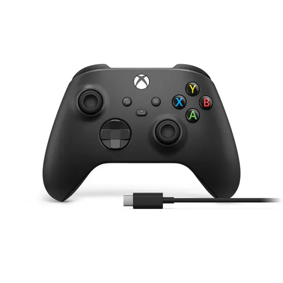 ჯოისტიკი Microsoft Xbox Series X/S Wireless Controller + USB C Cable - Carbon Black  - Primestore.ge