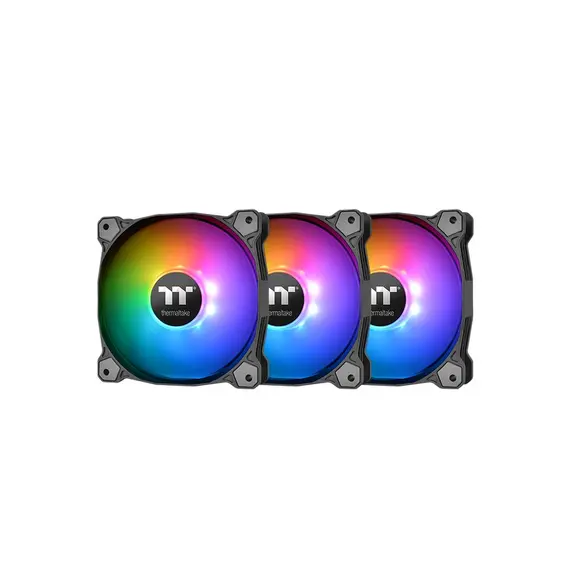 ქულერი Thertmaltake Pure Plus 12 RGB Radiator Fan TT Premium Edition (3-Fan Pack) , 2 image - Primestore.ge