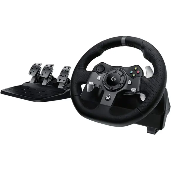 სათამაშო საჭე Logitech Driving Force G920 For Xbox  - Primestore.ge