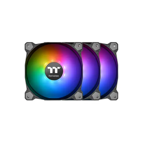ქულერი Thertmaltake Pure Plus 12 RGB Radiator Fan TT Premium Edition (3-Fan Pack)  - Primestore.ge