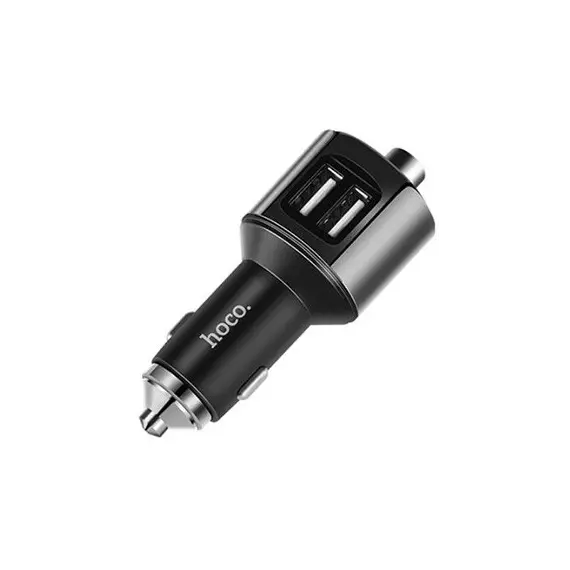 მანქანის დამტენი Hoco Smar Vehicle Mounted Bluetooth FM Launcher E19 , 2 image - Primestore.ge
