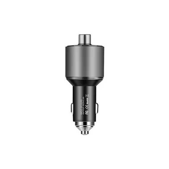 მანქანის დამტენი Hoco Smar Vehicle Mounted Bluetooth FM Launcher E19 , 4 image - Primestore.ge