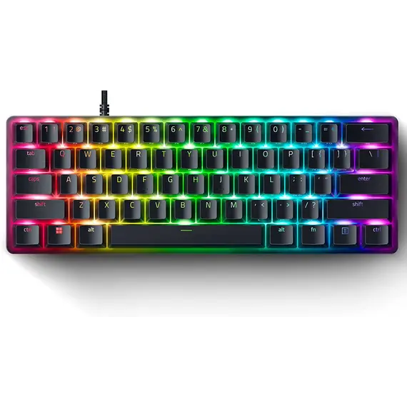 კლავიატურა Razer Gaming Keyboard Huntsman Mini Red Switch USB US RGB  - Primestore.ge