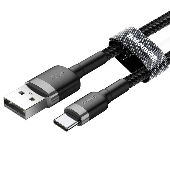 კაბელი Baseus Kevlar Cable USB For Type-C 3A 1M CATKLF-BG1 , 3 image - Primestore.ge