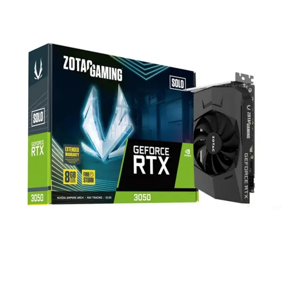 ვიდეო დაფა ZOTAC GeForce RTX 3050 8GB GDDR6 Solo  - Primestore.ge