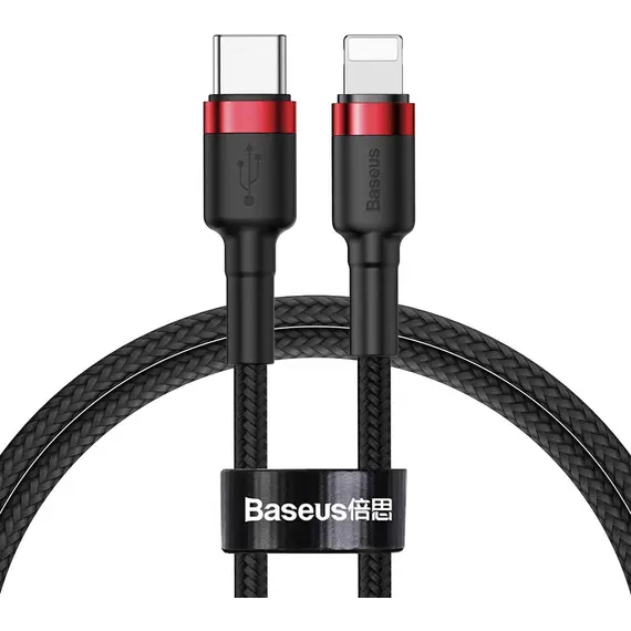 კაბელი Baseus Cafule Cable Type-C To Lightning 20W 1M CATLKLF-91  - Primestore.ge