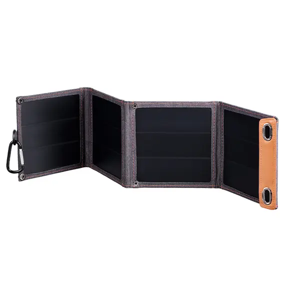 პორტატული მზის პანელი, დამტენი 2E portable solar panel, 14 W, USB-A 5V/2.4A  - Primestore.ge