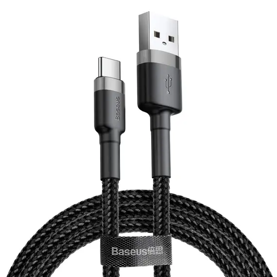 კაბელი Baseus Kevlar Cable USB For Type-C 3A 1M CATKLF-BG1  - Primestore.ge