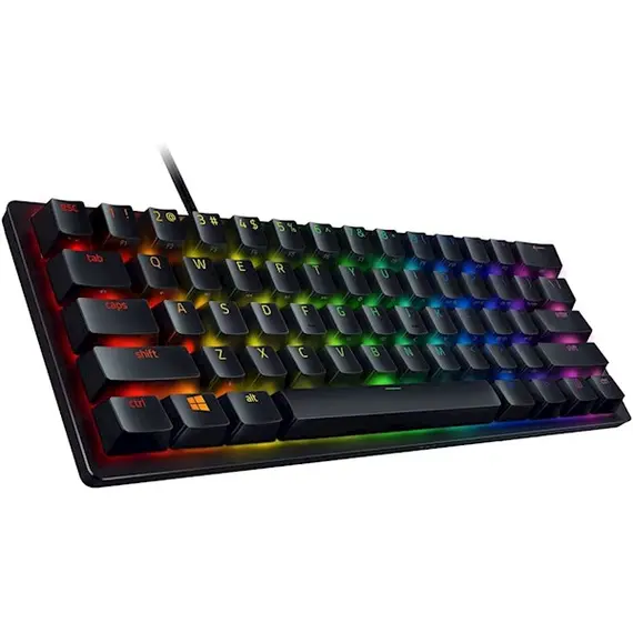 კლავიატურა Razer Huntsman Mini (Purple Switch) - US Layout , 3 image - Primestore.ge