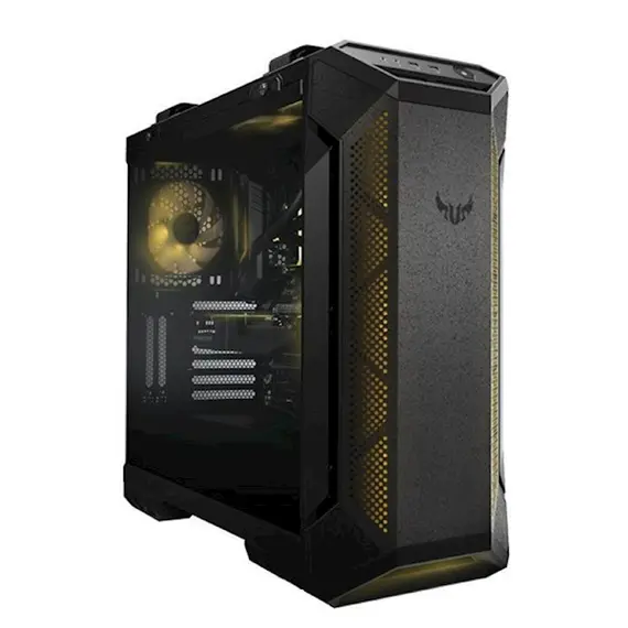 ქეისი ASUS TUF Gaming GT501, 2xUSB3.1, 3x120mm RGB Fans, 1x140mm, Tempered Glass side, EATX, Black  - Primestore.ge