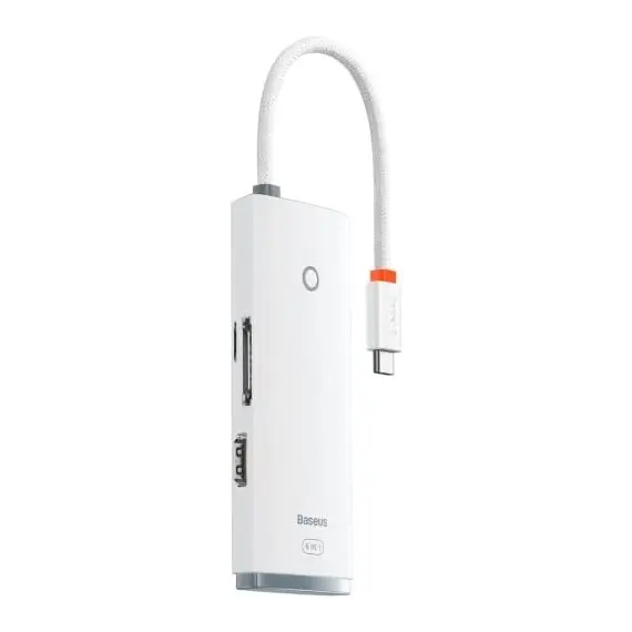 HUB გადამყვანი Baseus Lite Series 6-Port Type-C HUB Docking Station WKQX050102 , 2 image - Primestore.ge