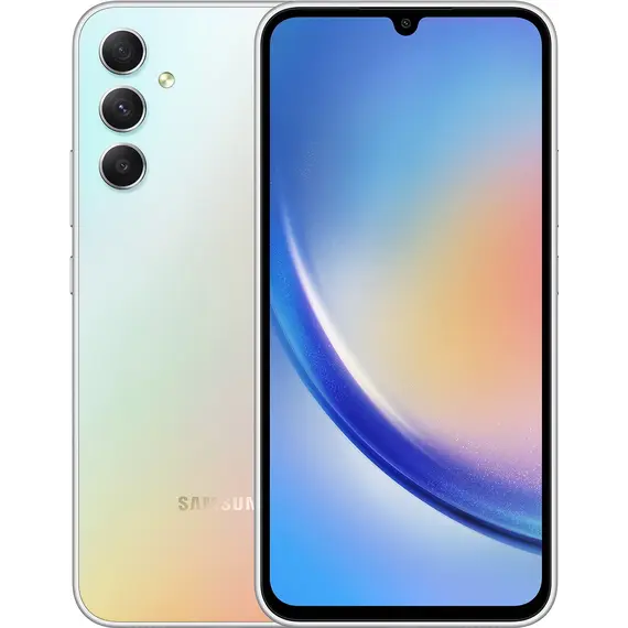 მობილური ტელეფონი Samsung A346B Galaxy A34 5G 6GB/128GB Duos Silver  - Primestore.ge