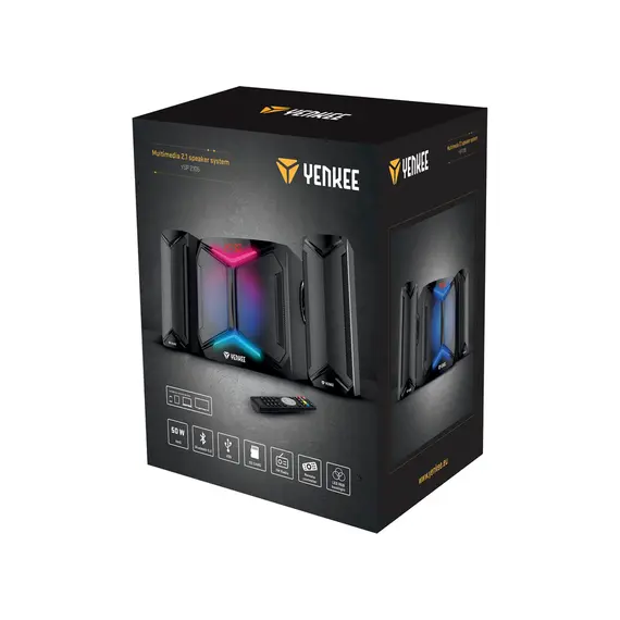 დინამიკი YENKEE YSP 2105 PC Speakers 2.1 50W , 3 image - Primestore.ge