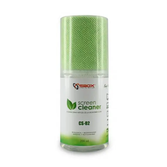 Screen cleaner SBOX Screen Cleaner CS-02 200 ml Green