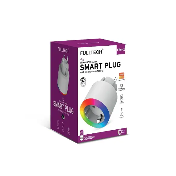 ჭკვიანი ადაპტერი FULLTECH FSM 2 SMART PLUG , 3 image - Primestore.ge
