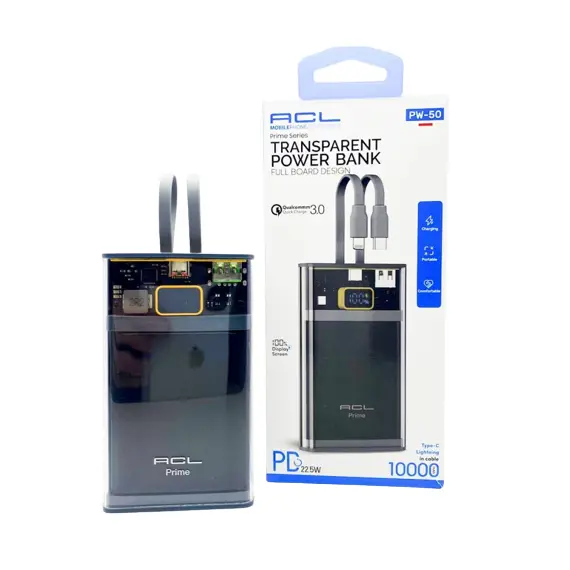 პორტატული დამტენი ACL PW-50 10000 MAH , 2 image - Primestore.ge