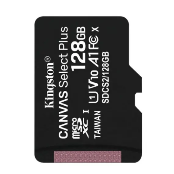 მეხსიერების ბარათი Kingston microSD 128GB C10 UHS-I R100MB/s , 2 image - Primestore.ge
