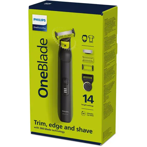 ტრიმერი Philips OneBlade Face & Body QP6541/15 , 2 image - Primestore.ge