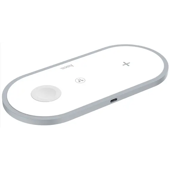 პორტატული დამტენი Hoco Handsome 3-in-1 Wireless Fast Charger CW24  - Primestore.ge