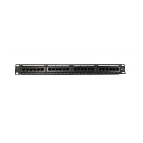 პაჩპანელი PATCH PANEL 24 RJ45 CAT 5E/6/6A KS TO BE EQUIPPED WITH METAL CABLE HOLDER  - Primestore.ge