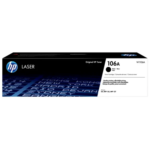 კარტრიჯი HP 106A Black Original Laser Toner Cartridge (W1106A) , 4 image - Primestore.ge