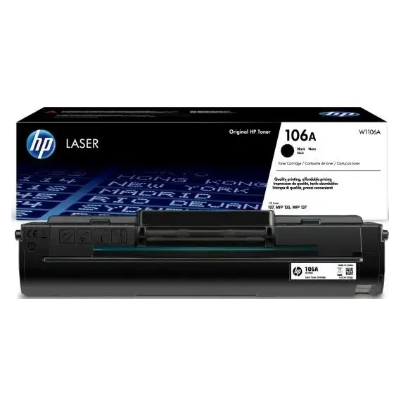 კარტრიჯი HP 106A Black Original Laser Toner Cartridge (W1106A)  - Primestore.ge