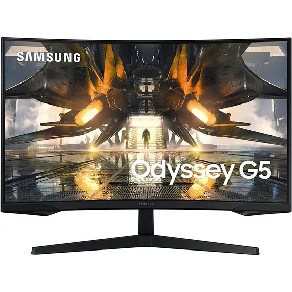 მონიტორი Samsung 27'' Curved Gaming Odyssey G5 (LS27AG550EIXCI) - Black  - Primestore.ge