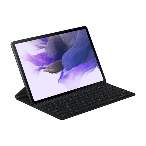 ტაბის ქეისი და კლავიატურაSamsung Book Cover Keyboard w/o Touch Pad Tab S8+ | S7+ | S7 FE  Black (EF-DT730BBRGRU) - Primestore.ge