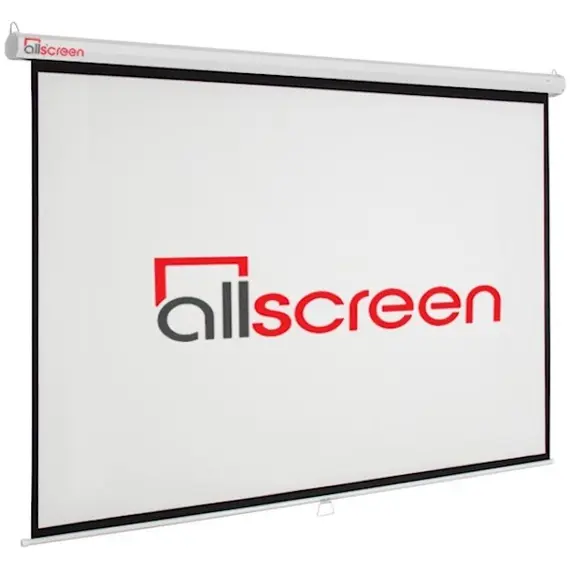 პროექტორის ეკრანი ALLSCREEN MANUAL PROJECTION SCREEN 160X160CM HD FABRIC CWP-6363  - Primestore.ge
