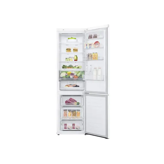 Refrigerator LG GBB62SWHMN - 384 Liters, White, 4 image