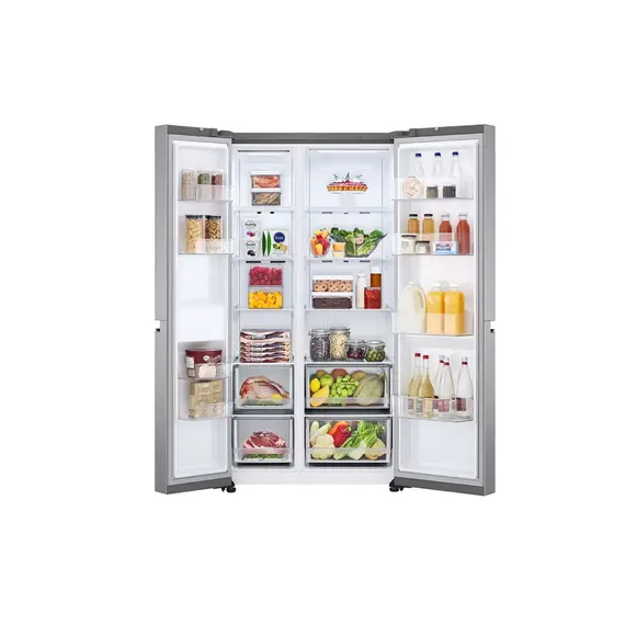 Refrigerator LG GR-B267SLWL - Side By Side, 647 Liters, Platinum Silver, 4 image