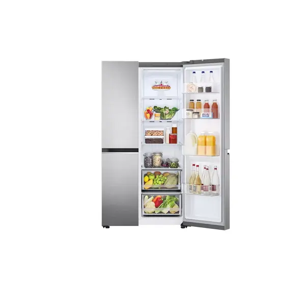 Refrigerator LG GR-B267SLWL - Side By Side, 647 Liters, Platinum Silver, 6 image