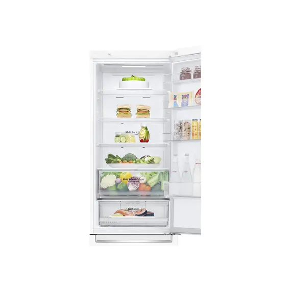 Refrigerator LG GBB62SWHMN - 384 Liters, White, 5 image