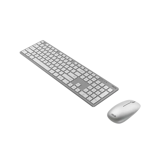 კლავიატურა მაუსით Asus Wireless Keyboard & Mouse white (90XB0430-BKM0Y0) , 2 image - Primestore.ge