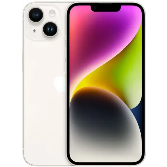 მობილური ტელეფონი Apple iPhone 14 128GB Starlight  - Primestore.ge