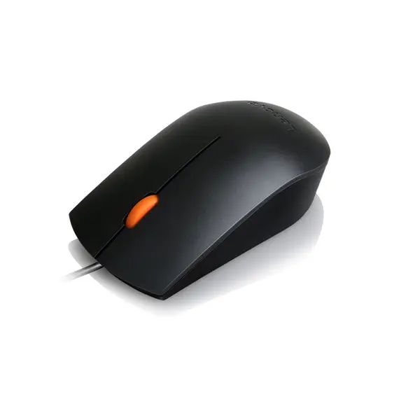 მაუსი Lenovo 300 Wired  Black , 2 image - Primestore.ge