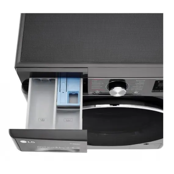 სარეცხი მანქანა LG F2V9GW9P - 8.5 KG, 1200 RPM, BLACK , 5 image - Primestore.ge