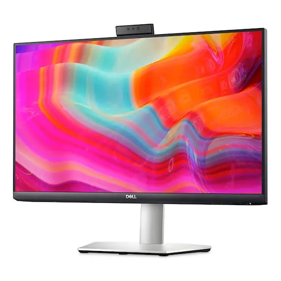 Monitor Dell S2422HZ, 24", FHD, IPS, HDMI, DP, USB-C, AMD FreeSync, Video Conferencing Monitor, Silver, 2 image