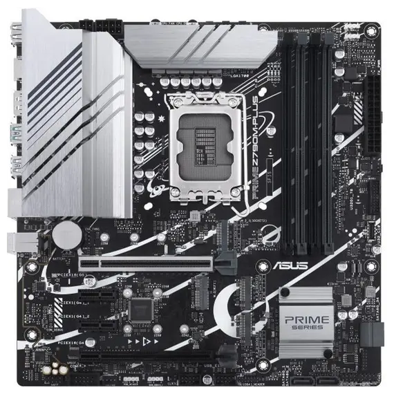 დედა დაფა ASUS PRIME Z790M-PLUS s1700 Z790 4xDDR5 M.2 HDMI DP mATX  - Primestore.ge